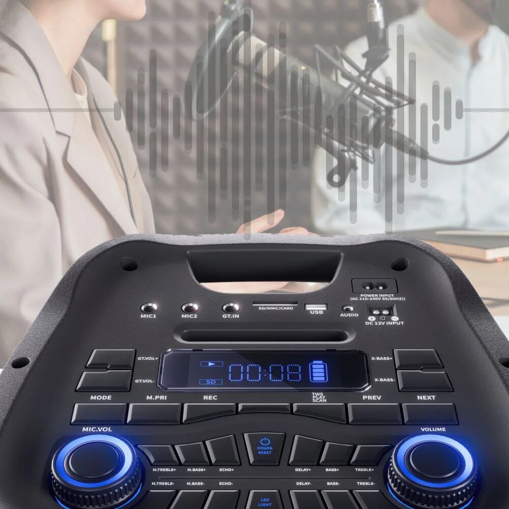 Manta Phantom 300W Karaoke Bluetooth SPK5450 hinta ja tiedot | Stereojärjestelmät | hobbyhall.fi