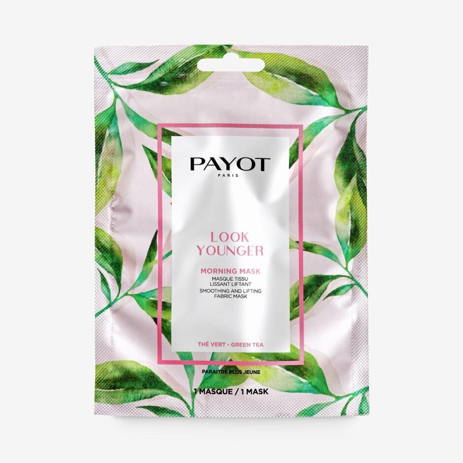 Payot Kortse harmonisoiva kangasnaamio Morning Mask Look Younger, 1 kpl hinta ja tiedot | Kasvonaamiot ja silmänalusaamiot | hobbyhall.fi