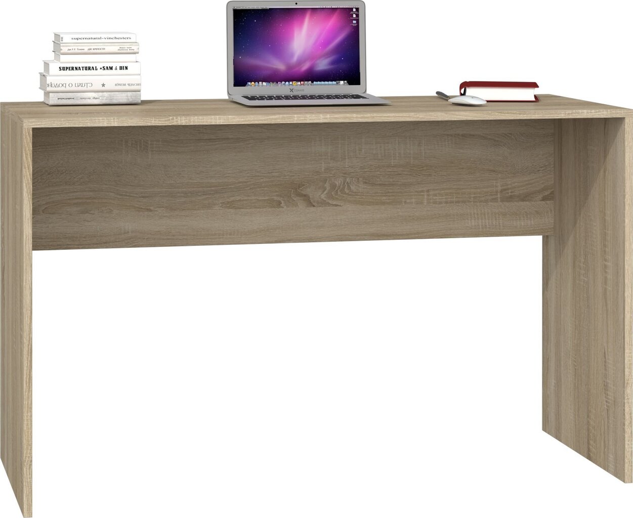 Työpöytä Plus, tammen väri hinta ja tiedot | Tietokonepöydät ja työpöydät | hobbyhall.fi