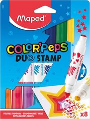 ColorPeps Duo Stamp Huopakynät 8 kpl hinta ja tiedot | Maped Lapset | hobbyhall.fi