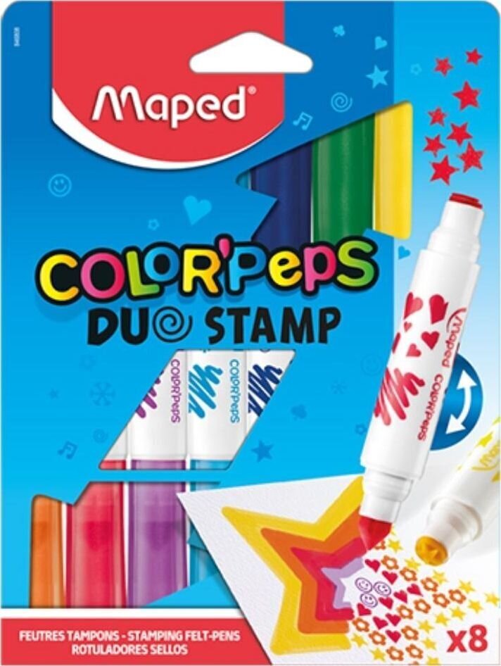ColorPeps Duo Stamp Huopakynät 8 kpl hinta ja tiedot | Taide- ja askartelutarvikkeet | hobbyhall.fi