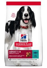 Hill's Science Plan Medium Adult kuivaruoka koirille tonnikalan ja riisin kanssa, 2,5 kg hinta ja tiedot | Hill's Lemmikit | hobbyhall.fi