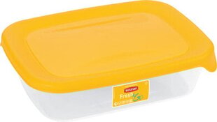 Fresh&Go Neliskulmaisen muotoinen säilytyslaatikko, , 0,5 litraa, keltainen hinta ja tiedot | Curver Koti ja keittiö | hobbyhall.fi