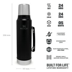 Stanley termospullo The Classic Legendary Bottle, 1000 ml hinta ja tiedot | Termoskannut ja termosmukit | hobbyhall.fi