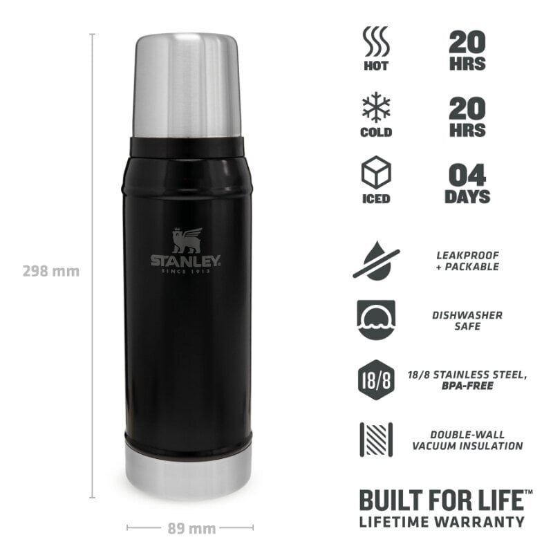 Stanley termospullo The Classic Legendary Bottle, 750 ml hinta ja tiedot | Termoskannut ja termosmukit | hobbyhall.fi