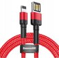 Baseus USB 2.0 - Lightning, 1 metrinen kaapeli CALKLF-G09 hinta ja tiedot | Kaapelit ja adapterit | hobbyhall.fi