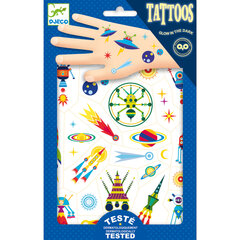 Djeco Tatuoinnit – Kosmos (setissä yli 50 tatuointia), DJ09590 hinta ja tiedot | Tyttöjen lelut | hobbyhall.fi