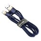 Baseus Cafule Metal USB -Lightning 2m hinta ja tiedot | Kaapelit ja adapterit | hobbyhall.fi