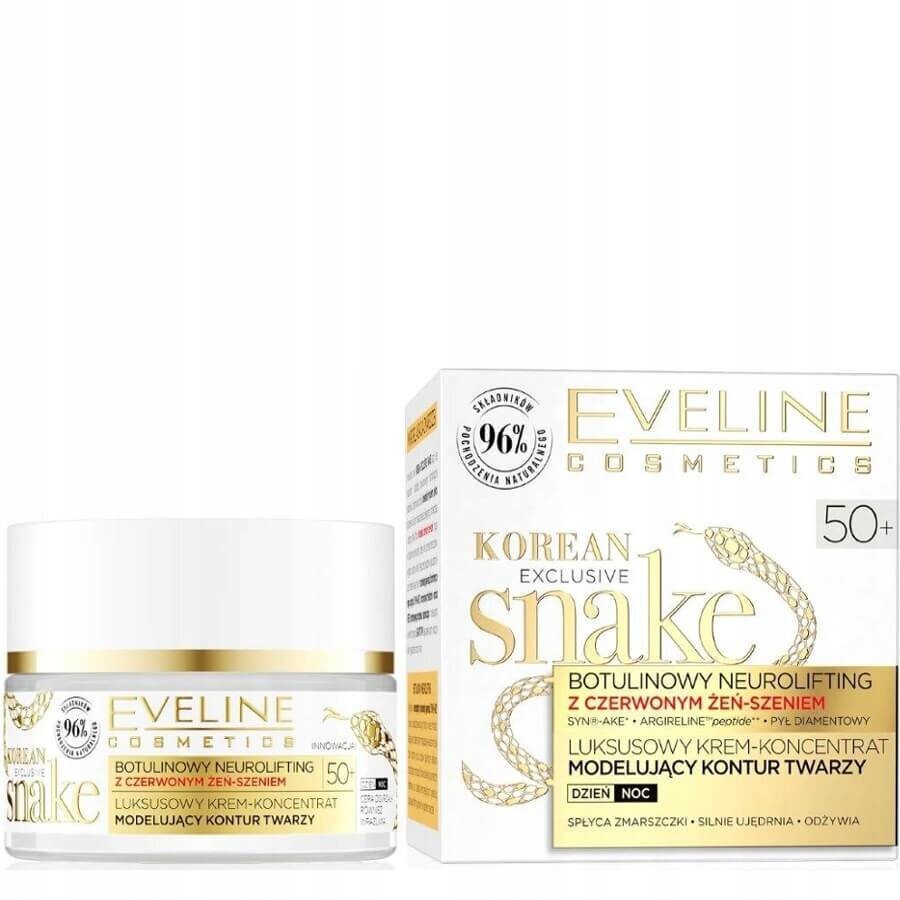 Eveline Cosmetics Exclusive Snake kiinteyttävä 50+ 50 ml hinta ja tiedot | Kasvovoiteet | hobbyhall.fi