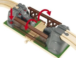 Taitettava silta BRIO Railway, 33391000 hinta ja tiedot | Poikien lelut | hobbyhall.fi