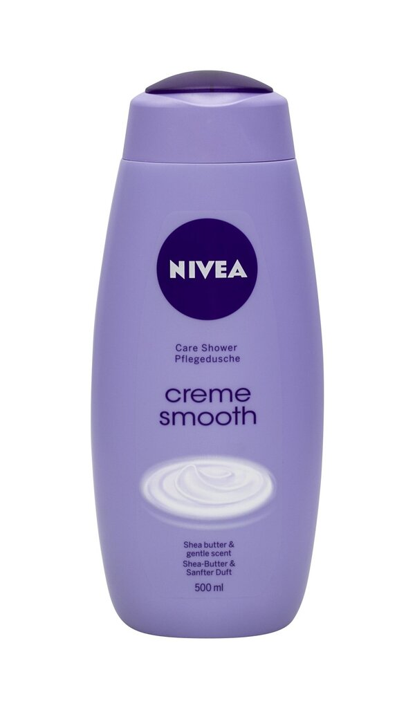 Suihkugeeli Nivea Creme Smooth 500 ml hinta ja tiedot | Suihkusaippuat ja suihkugeelit | hobbyhall.fi