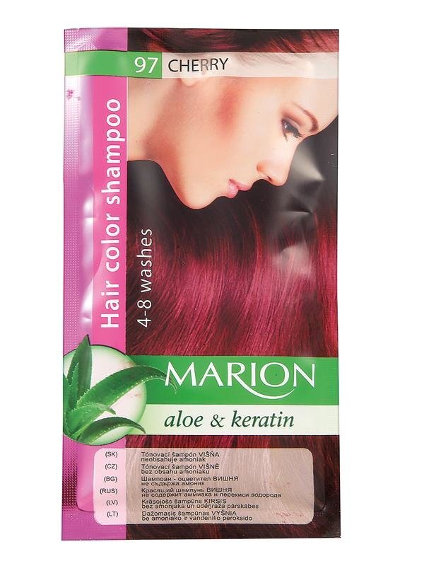 Sävyttävä shampoo Marion 40 ml, 97 Cherry hinta ja tiedot | Hiusvärit | hobbyhall.fi