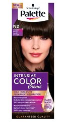 Voidemainen hiusväri Schwarzkopf Palette Intensive Color, N2 Dark Brown hinta ja tiedot | Hiusvärit | hobbyhall.fi