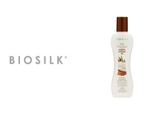 Hiuksiin jätettävä hoitoaine Farouk Systems Biosilk Silk Therapy with Coconut 167 ml hinta ja tiedot | Hoitoaineet | hobbyhall.fi