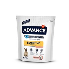 Advance Mini Sensitive pienten rotujen herkille koirille, 0,8 kg hinta ja tiedot | Koiran kuivaruoka | hobbyhall.fi