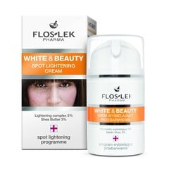 FlosLek White & Beauty vaalentava kasvovoide 50 ml hinta ja tiedot | Kasvovoiteet | hobbyhall.fi
