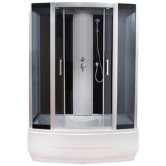Neliseinäinen ATENA-45 -suihkukaappi, black simple hinta ja tiedot | Euroliux Suihkukaapit ja tarvikkeet | hobbyhall.fi