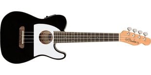 Konsertti ukulele Fender FULLERTON TELE UKE BK hinta ja tiedot | Kitarat | hobbyhall.fi
