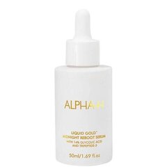 Ikääntymisen merkkejä minimoiva kasvoseerumi ikääntyneelle iholle Alpha H Liquid Gold Midnight Reboot -seerumi, 50 ml hinta ja tiedot | Kasvoöljyt ja seerumit | hobbyhall.fi