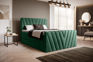Sänky NORE Candice Lukso 35, 180x200 cm, vihreä hinta ja tiedot | Sängyt | hobbyhall.fi