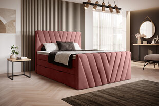Sänky NORE Candice Lukso 24, 180x200 cm, pinkki hinta ja tiedot | Sängyt | hobbyhall.fi