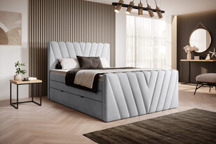 Sänky NORE Candice Sola 04, 160x200 cm, harmaa hinta ja tiedot | Sängyt | hobbyhall.fi