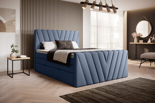 Sänky NORE Candice Gojo 40, 160x200 cm, sininen hinta ja tiedot | Sängyt | hobbyhall.fi