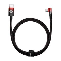 Baseus MVP2 USB-C to USB-C Cable, 100W, 1m (Musta / Punainen) hinta ja tiedot | Puhelinkaapelit | hobbyhall.fi