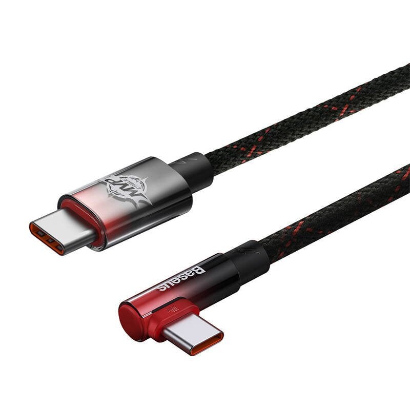 Baseus MVP2 USB-C to USB-C Cable, 100W, 1m (Musta / Punainen) hinta ja tiedot | Puhelinkaapelit | hobbyhall.fi