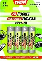 Akut Rocket RTU 2100mAh AA, 4 kpl hinta ja tiedot | Paristot | hobbyhall.fi