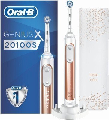 Oral-B Genius X 20100S Rose hinta ja tiedot | Sähköhammasharjat | hobbyhall.fi