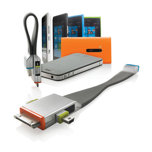USB-kaapeli Trio (3 liitäntää) hinta ja tiedot | Puhelinkaapelit | hobbyhall.fi