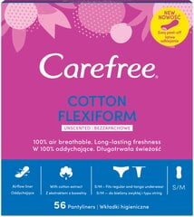 CAREFREE Flexiform-pesulaput, 56 kappaletta hinta ja tiedot | Carefree Hygieniatuotteet | hobbyhall.fi