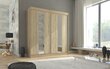 Vaatekaappi Adrk Furniture Balton 200 cm, valkoinen hinta ja tiedot | Kaapit | hobbyhall.fi