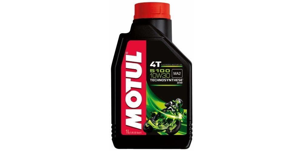 Öljy Motul 5100 10W30 4T, 1L hinta ja tiedot | Moottoriöljyt moottoripyörille | hobbyhall.fi