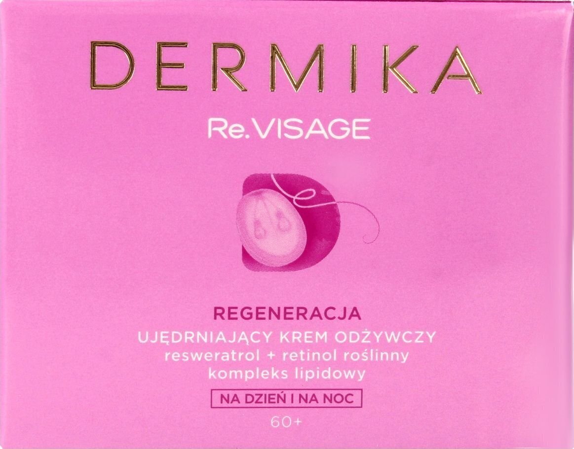 Kosteuttava kasvovoide Dermika Re.Visage 60+, 50 ml hinta ja tiedot | Kasvovoiteet | hobbyhall.fi