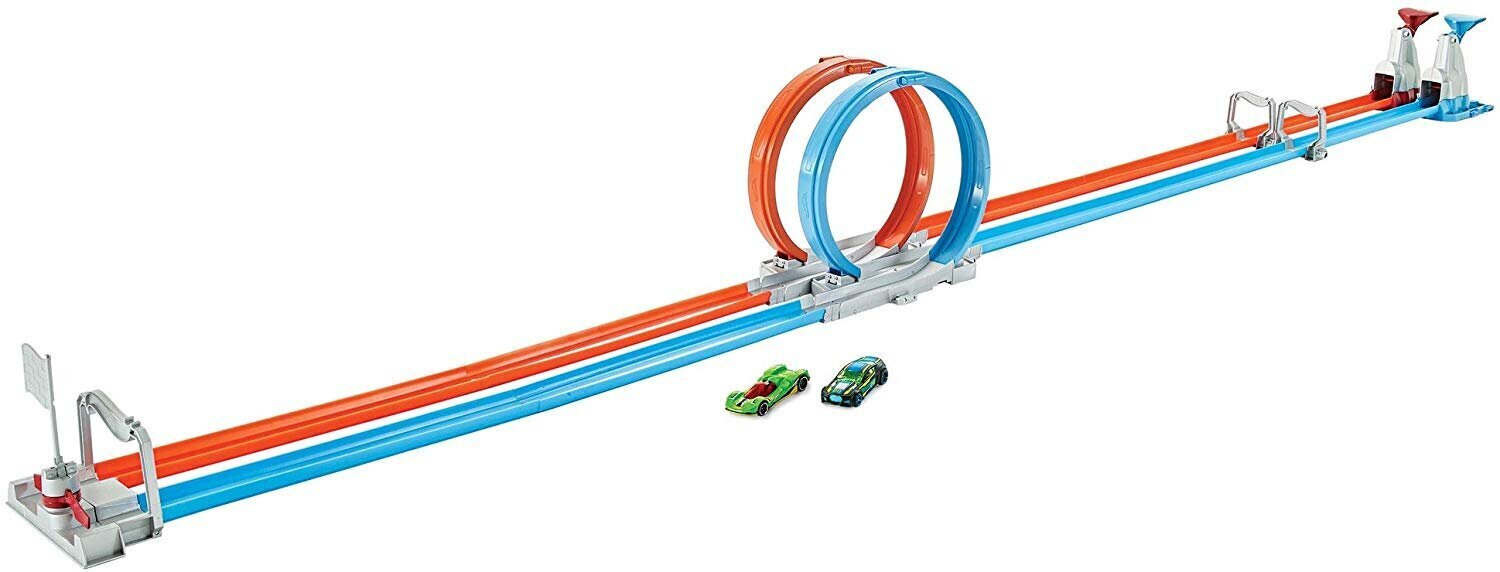 Autorata Track Hot Wheels kaksi kieppiä hinta ja tiedot | Poikien lelut | hobbyhall.fi