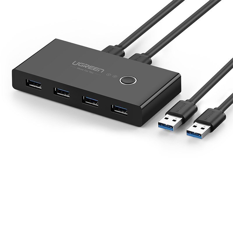 Ugreen US216 USB 2.0 -kytkinadapteri, musta hinta ja tiedot | Adapterit | hobbyhall.fi