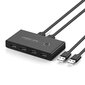 Ugreen US216 USB 2.0 -kytkinadapteri, musta hinta ja tiedot | Adapterit | hobbyhall.fi