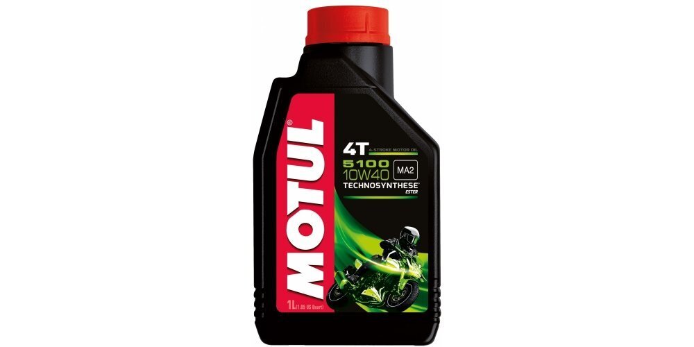 Öljy Motul 5100 10W40 4T, 1L hinta ja tiedot | Moottoriöljyt moottoripyörille | hobbyhall.fi