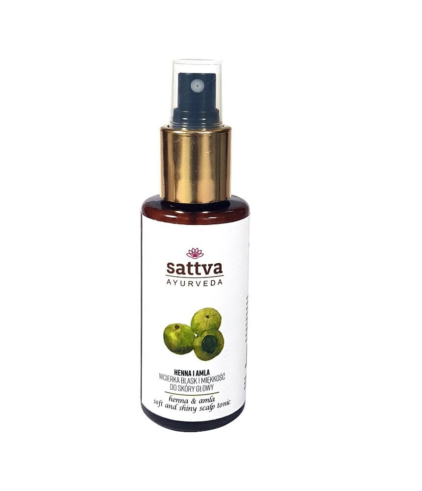 Hiusten ja päänahan hoitoaine Henna Amla, Sattva Ayurveda, 100ml hinta ja tiedot | Kampaamotuotteet | hobbyhall.fi