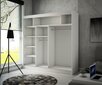 Vaatekaappi Adrk Furniture Keita 200 cm, musta hinta ja tiedot | Kaapit | hobbyhall.fi