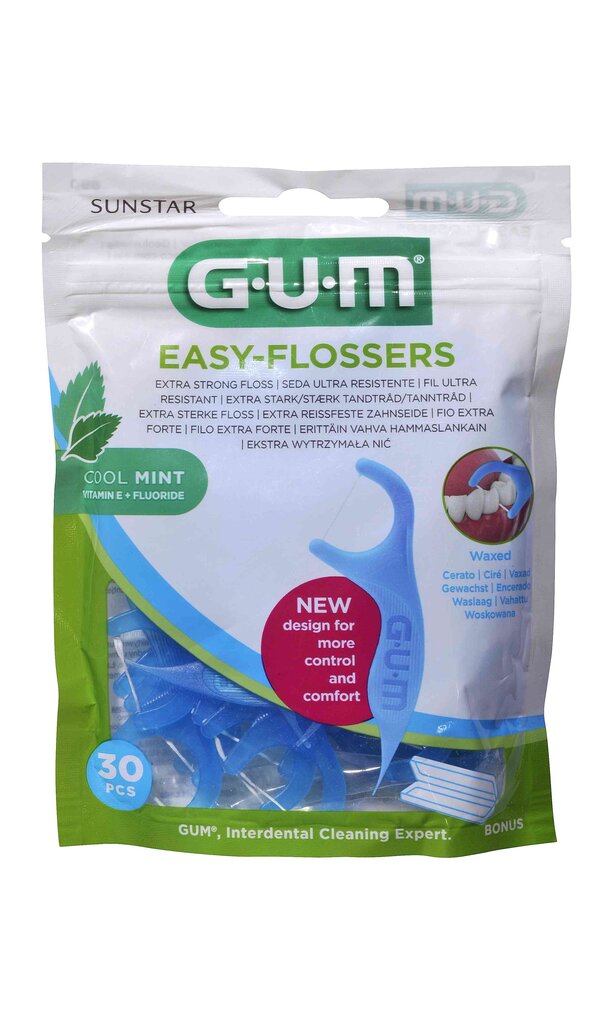 Hammaslangan pidike Easy Flossers N30 GUM® (890) hinta ja tiedot | Suuhygienia | hobbyhall.fi