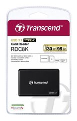 Kortinlukija Transcend TS-RDC8K2, USB Type C hinta ja tiedot | Transcend Matkapuhelimet ja tarvikkeet | hobbyhall.fi