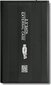 Qoltec ulkoinen kovalevykotelo HDD / SSD 2.5" SATA3 USB 3.0 | Musta hinta ja tiedot | Komponenttien lisätarvikkeet | hobbyhall.fi