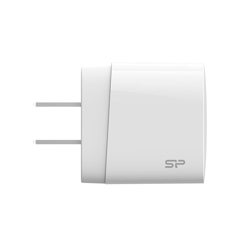 Pikalaturi Silicon Power QM10, 18 W + lightning kaapeli, valkoinen hinta ja tiedot | Puhelimen laturit | hobbyhall.fi