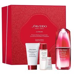 Setti Shiseido Ultimune: kasvoseerumi, 50 ml + kasvovaahto, 15 ml + kasvovoide, 30 ml + silmäseerumi, 3 ml. hinta ja tiedot | Kasvoöljyt ja seerumit | hobbyhall.fi