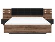 Sänky yöpöydällä BRW Kassel B 180x200 cm, ruskea hinta ja tiedot | Sängyt | hobbyhall.fi