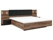 Sänky yöpöydällä BRW Kassel B 180x200 cm, ruskea hinta ja tiedot | Sängyt | hobbyhall.fi