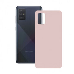 Samsung Galaxy A71 Silk Cover By Ksix suojakotelo, pinkki hinta ja tiedot | Puhelimen kuoret ja kotelot | hobbyhall.fi